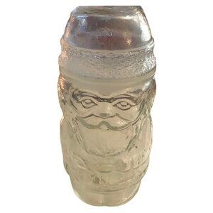 Vintage Kitschy Santa  Libbey Santa Claus Candy Jar Made in Canada